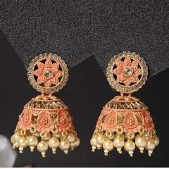 Designed Jhumka-Earrings